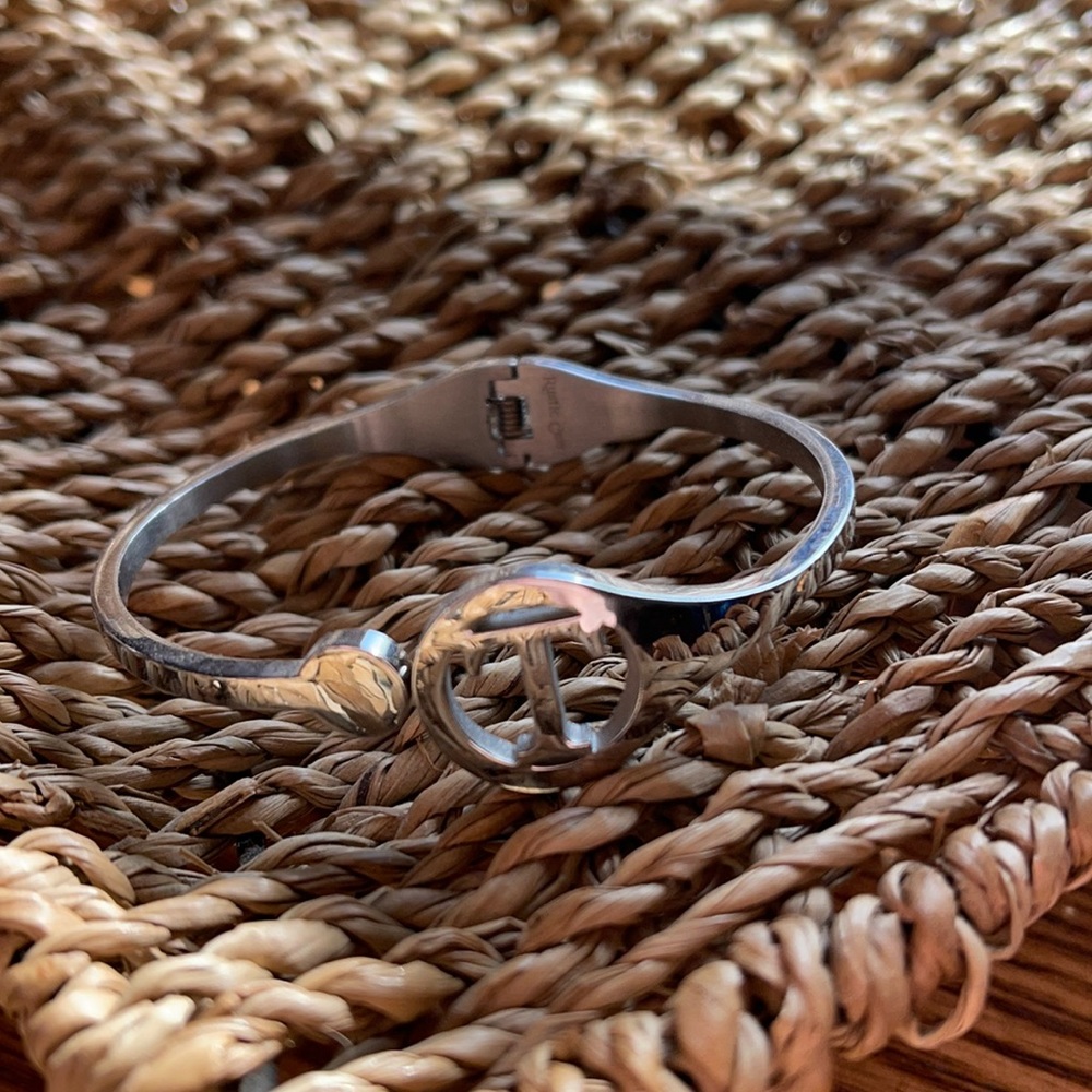 Rustic Cuff T initial bracelet